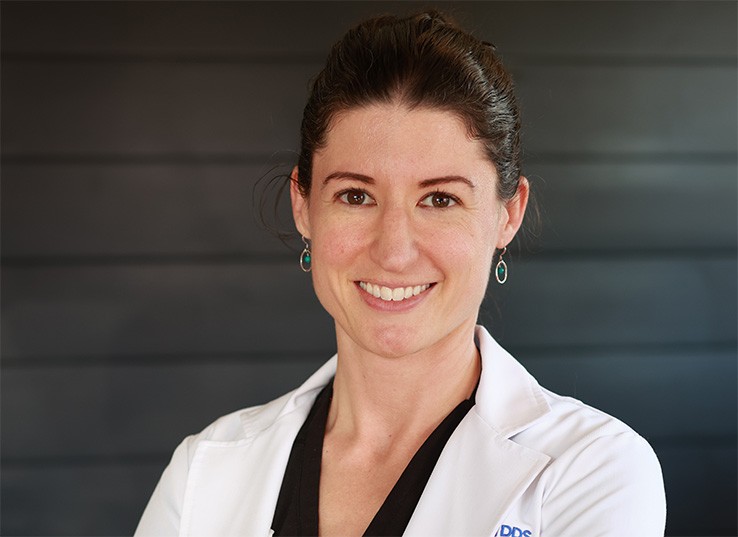 smiling Dr. Alison Garrad