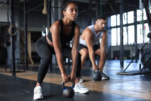 young people exercising